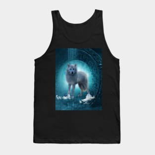 Wonderful white wolf Tank Top